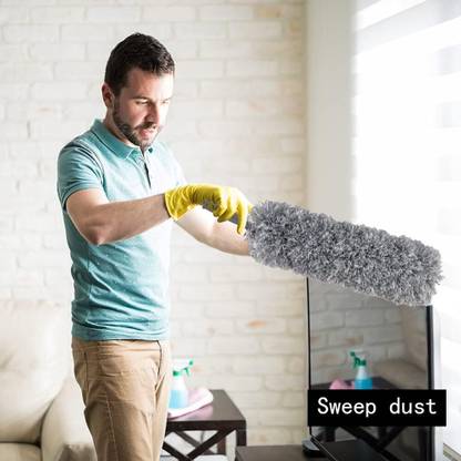 Noetic Fan Cleaning Washable Microfiber Duster for High Ceiling Fans,Window,Furniture Microfibre Dry Brush