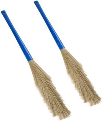 Creazione Production Non Dust Broom Pack of 2 Plastic Wet and Dry Broom
