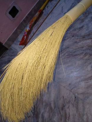 cleanex Zero Dust Broom Nylon Dry Broom Plastic, Fiber Wet and Dry Broom