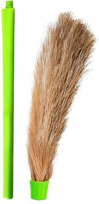 INASAN NO DUST BROOM FOR FLOOR CLEANING WASHABLE FIBRES Fiber Wet and Dry Broom