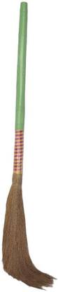 Creazione Production Jumbo Natural Grass Broom or Jharu (500gm+ grass and height 53 Inch) Bahubali Grass Dry Broom