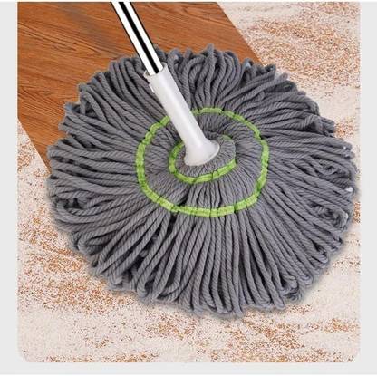 Noetic Microfiber Twist Mop for Floor Cleaning,Microfiber Squeeze Twist mop Wet & Dry Mop
