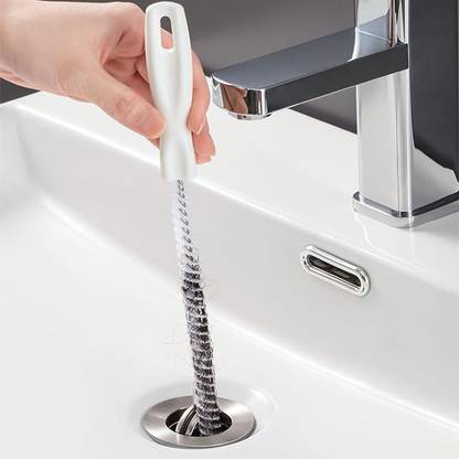 PAGACORN Sink Drain Overflow Cleaning Brush, 45 cm Flexible Cleaning Brush.