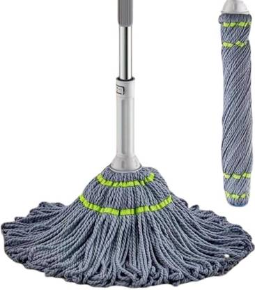 DRTRAEDER Twist Mop For Floor Cleaning,Microfiber Squeeze Twist Mop Stick For Cleaning Microfibre Wet and Dry Brush