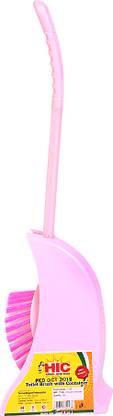 HIC HIC-Toilet-Brush-With-Container Plastic Wet and Dry Brush