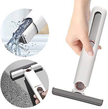 DREHOTRY Mini Sponge Mop Household Desktop Glass Cleaning Mop Replaceable Mop Microfibre Wet and Dry Brush