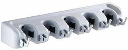 Utkarsh Enterprise Grey Plastic Broom Holder