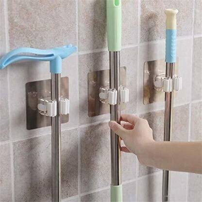 DECORHUB Multicolor Plastic Broom Holder