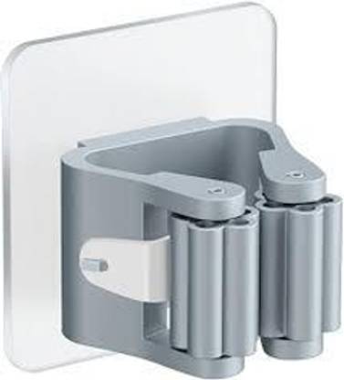 TOPREDO Grey Plastic Broom Holder