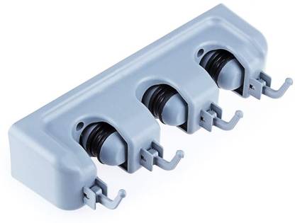 FORABH Grey Plastic Broom Holder