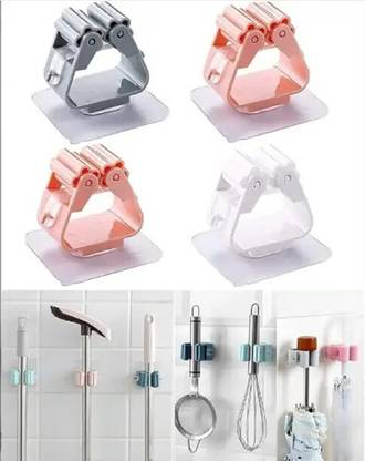 SJK Multicolor Plastic Broom Holder