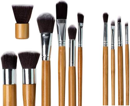 Lele Wooden Makeup Brushes Set – 11 Pc