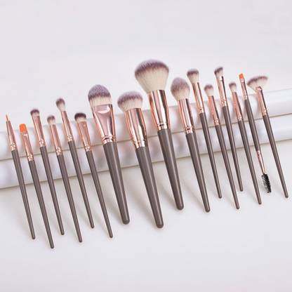 STUNHUB Luxury Beauty Makeup Brushes Set,16 Pieces Make-up Brush Set Included Powder Highlight Contour Eye Shadow Concealer Eyeliner Nose Eyebrow blush eyeshadow lip Blending