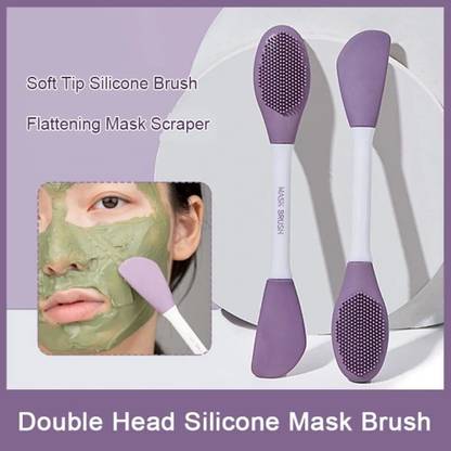 GAURINANDAN Soft Silicone Facial Mask Applicator Brush - Face Mask Applicator & Cleansing