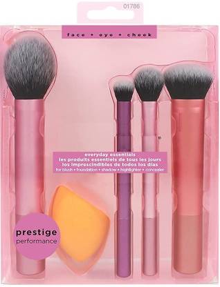 COSMO VIBES Professional Makeup Brush Set, Everyday Essentials Real Techniques