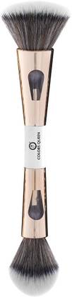COLORS QUEEN 4 in 1 Foundation, Powder, Eyeshadow Blending and Flat Brush Set