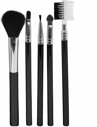 HUDAQUEEN Fine Bristle 5-Piece Makeup Brush Kit ideal for precision and detailed makeup