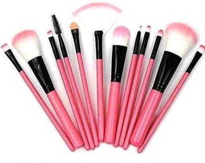 PRASADHKAM Women & Girl Mackup Brush With Puff Pack of 12