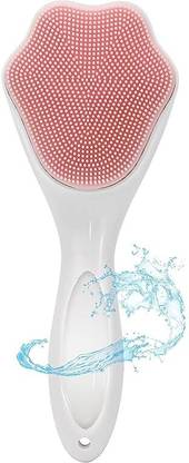 VYATIRANG Silicone Face Scrubber Exfoliating Brush, Manual Handheld Facial Cleansing Brush
