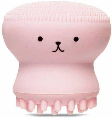 MAHADEV Silicone Facial Cleansing Brush, Octopus Shape Waterproof Face Scrubber