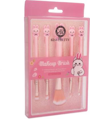 KISS PRETTY Premium Makeup Brush Applicator Set of 5 Pcs