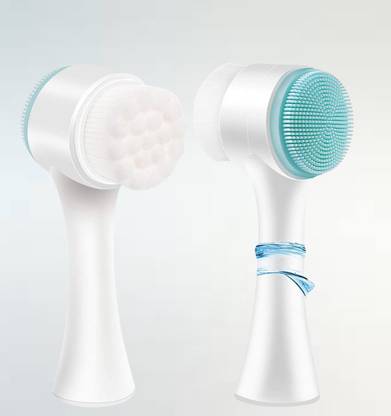 GRANSI I 2-in-1 Skin Care Facial Cleansing Silicone face Brush Facial Scrubber_i15