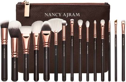 NANCY AJRAM X ZOEVA Complete Makeup Brush Set - Includes 15 Face and Eye Makeup Brushes