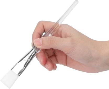 Cosluxe Professional Soft Brush Face pack, Bleach Brush Clear Handel Brush (Pack of 1