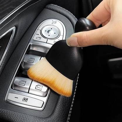 JANVI mohal Dust Cover AC Vent & Dashboard Cleaner Vehicle Interior Cleaner mn Car Cleaning Brush with Handle Vehicle Interior Cleaner