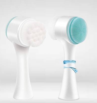 GRANSI I 2-in-1 Skin Care Facial Cleansing Silicone face Brush Facial Scrubber_i11