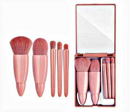 MINISO Makeup Brush Set with Mirror Lip,Foundation ,Eyeshadow brush makeup tools