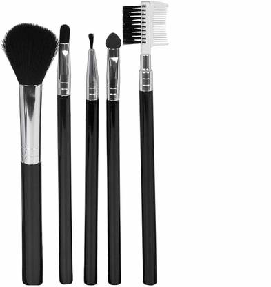 HUDAQUEEN Fine Bristle 5-Piece Makeup Brush Set perfect for precision and detailed work
