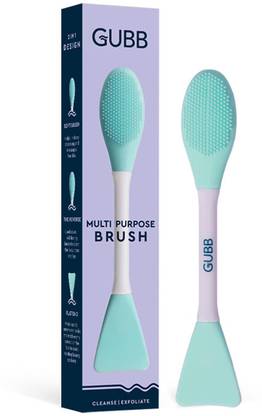GUBB Multipurpose Silicone Face Scrubber & Exfoliating Brush | Face Mask Applicator | Cosmetic Tools | for Modeling Mask | Mud and Clay Applicator | Soft and Flexible Silicone Brush