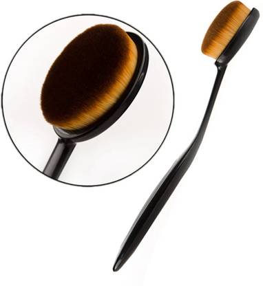 beauty bounty Oval Makeup Brush Set Professional Oval Toothbrush Foundation Contour C