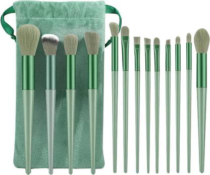 HUDA CRUSH Beauty Premium Synthetic Bristle Professional Face&Eye Makeup Brushes Set (13Pc)