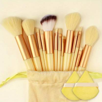 Beautiflame 15Pcs Makeup Brush Set Soft Fluffy Eyeshadow Kabuki Blending Make Up Brush