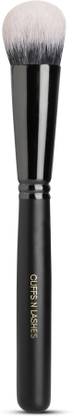 CUFFS N LASHES F013 Deep Angled Foundation Brush - High Performance, Soft Bristles