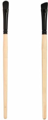 Elecsera Classic Angular Makeup Brush with Eye shadow Brush