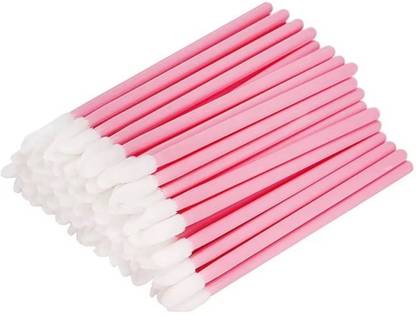 BHOOLU&GOOLU Disposable Lip Brush Applicator With Soft Flocked Brush Head - (50 Pcs/Box)