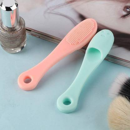 Smartzone Silicone Manual Facial Cleansing Brushes. (Pack Of 2) Multicolor