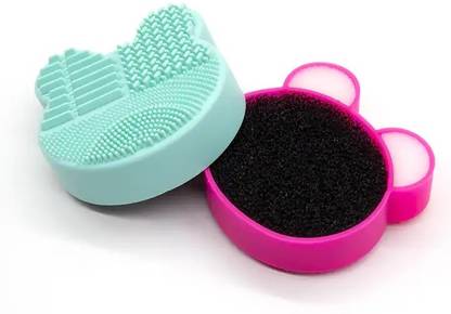Mobfest ® Makeup Brush Washing Pad Quick Dry Silicone Mickey Bear Brush Cleaner