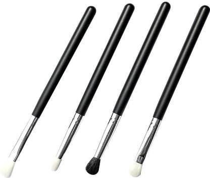 Sarbeau 4pcs Goat Hair Eyeshadow Brushes Eye Blending Brush Makeup Set with Wood