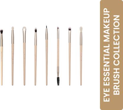Milagro Beauty 8pcs Eye Essential Makeup Brush Collection with Storage Case