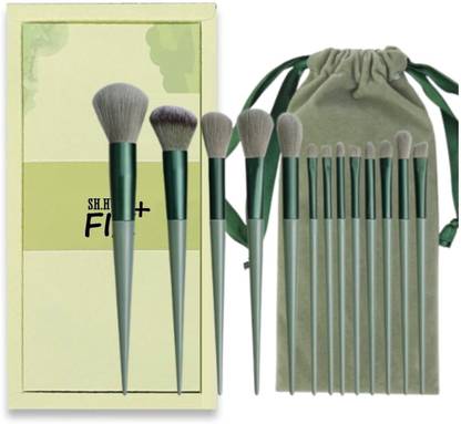 Sh.Huda Beauty Fix+ Plus 13 Pcs Makeup Brush Set All in One Kit with Travel Storage Box