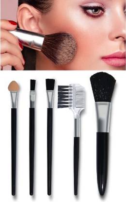 SEUNG BEST QUALITY MAKEUP BRUSH SET OF 5 NATURAL HAIR BRUSH