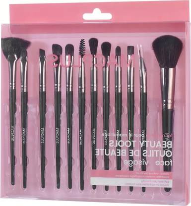 SKINPLUS makeup brushes kit with sponge puff