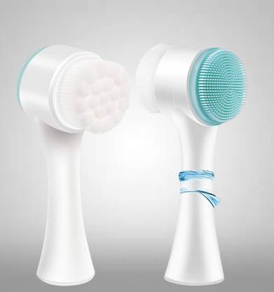 GRANSI I 2-in-1 Skin Care Facial Cleansing Silicone face Brush Facial Scrubber_i12