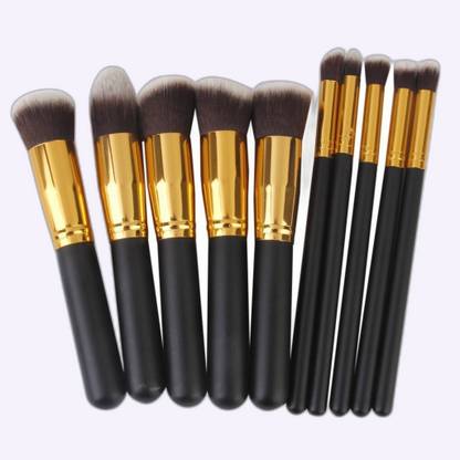 Sarbeau Professional Makeup Brush Set, 10 Pieces, Synthetic Fibres Lite_081