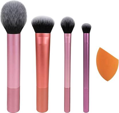 Real Techniques Everyday Essentials Makeup Brush Set (Set Of 5)