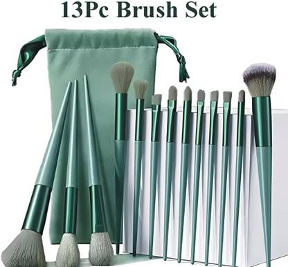 pink cheeks 13 pc. Premium make up brush for girls like eyeshadow, brush